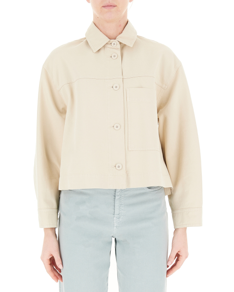 Giacca cotone cropped