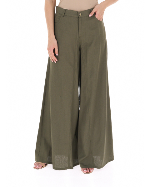 Pantalone wide leg