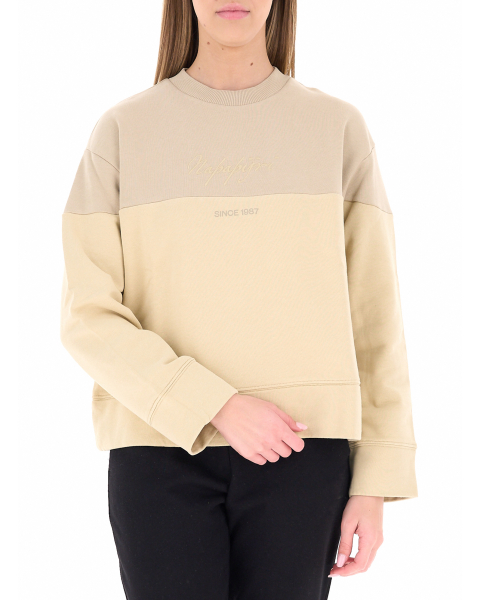 Felpa girocollo cotone