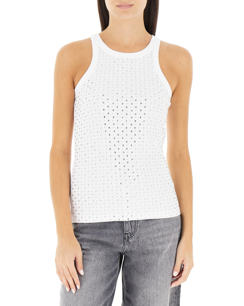 Top con strass