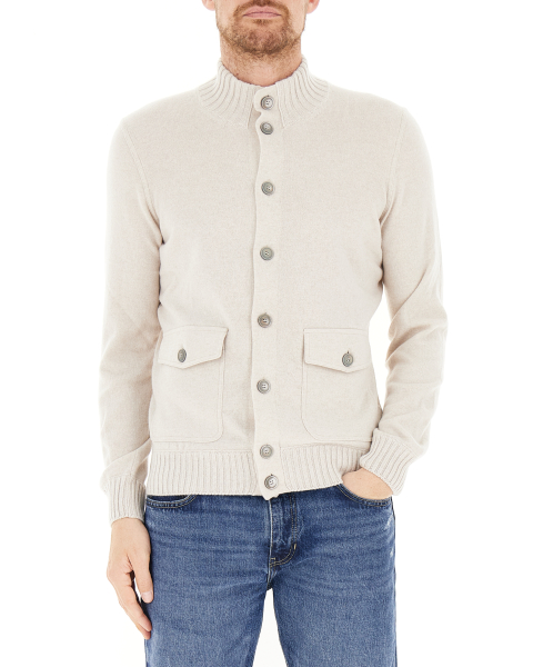 Cardigan con bottoni
