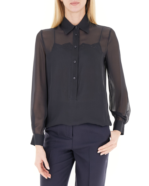 Blusa misto seta