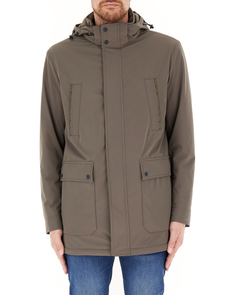 Parka con cappuccio