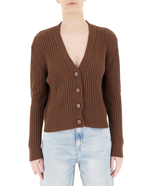 Cardigan scollo a V