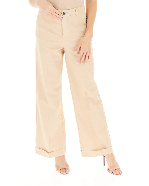 Pantalone wide leg