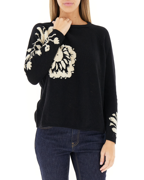 Maglione misto lana