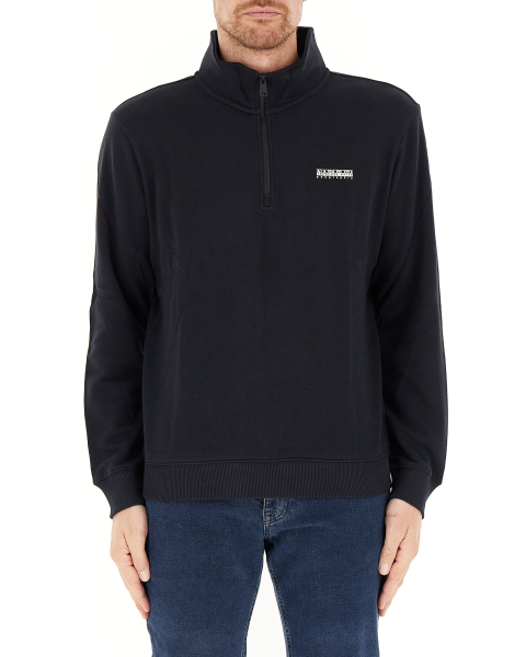 Felpa mezza zip