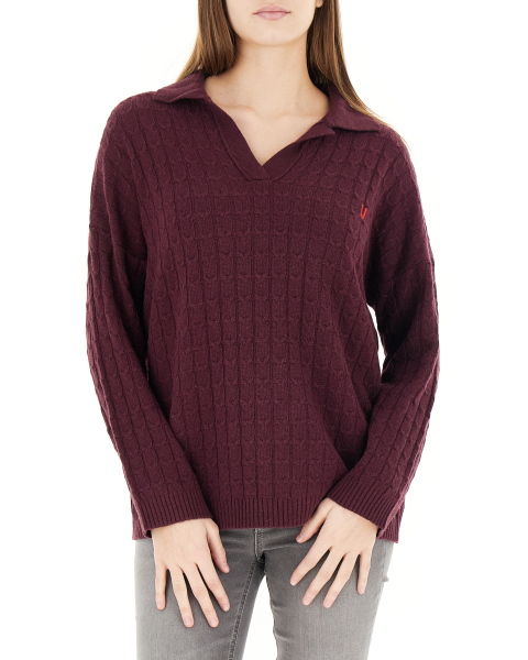 Maglione misto lana