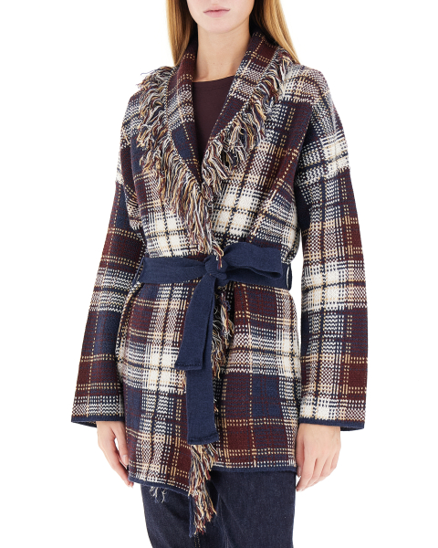 Cardigan con frange