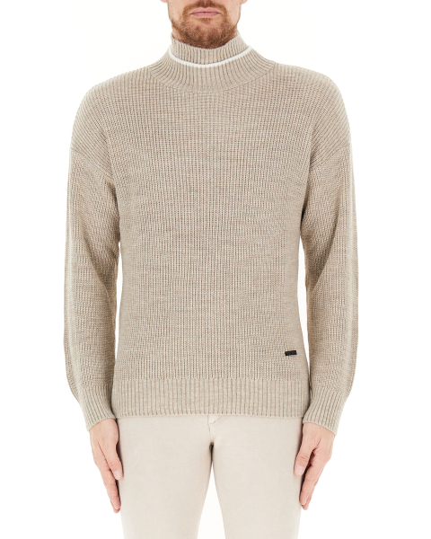 Maglione misto lana