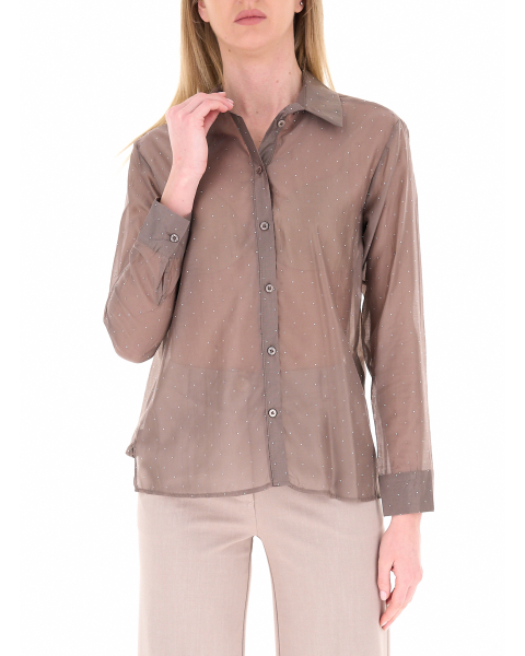Camicia con brillantini