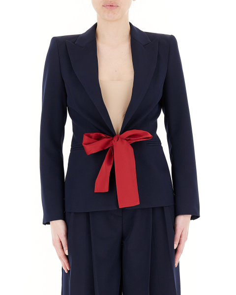 Blazer con fiocco
