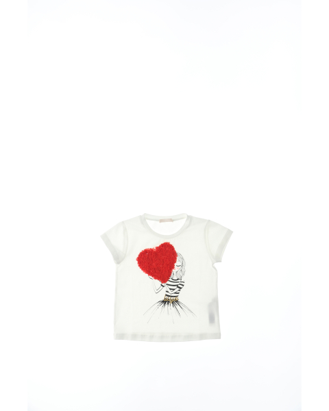 T-shirt con applicazioni