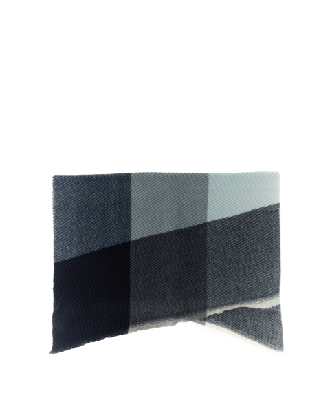 Maxi sciarpa plissettata