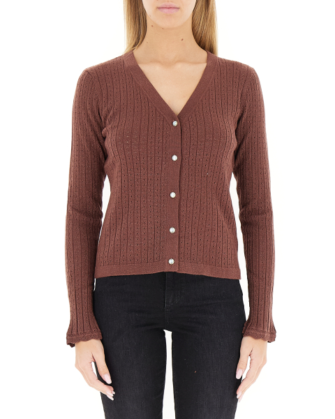 Cardigan misto viscosa