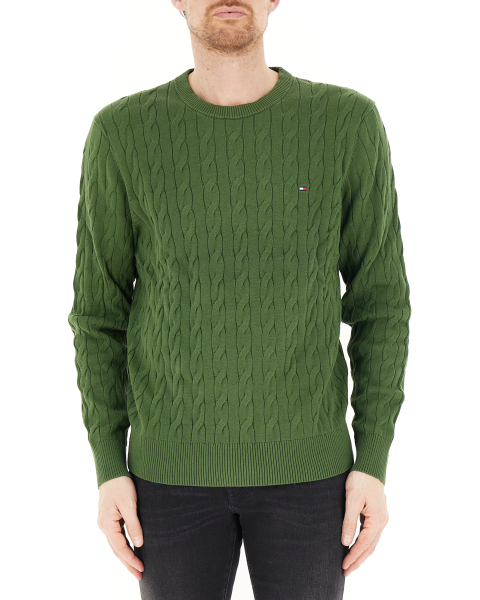 Maglione a trecce