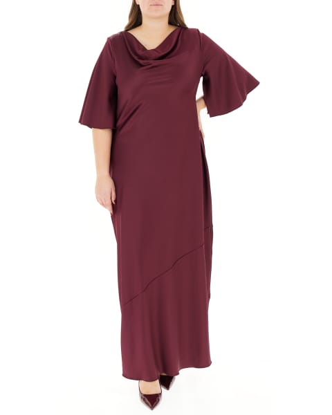 Abito lungo satin
