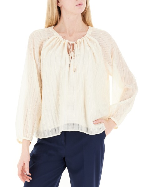 Blusa maniche lunghe