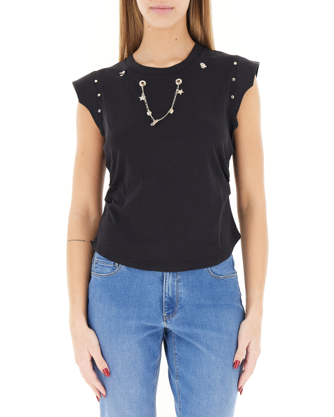 Blusa misto cotone
