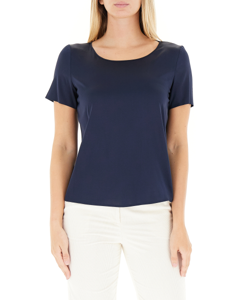Blusa misto seta