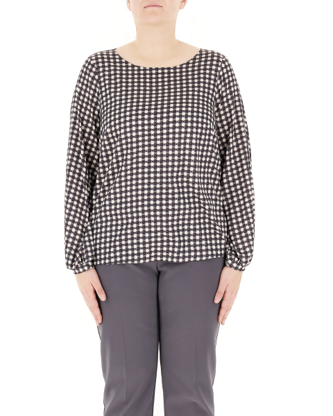 Blusa maniche lunghe