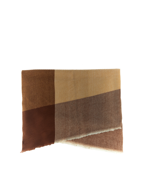 Maxi sciarpa plissettata