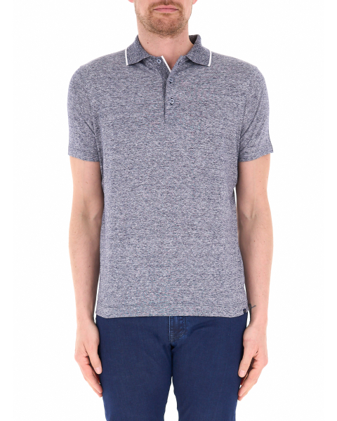 Polo misto lino