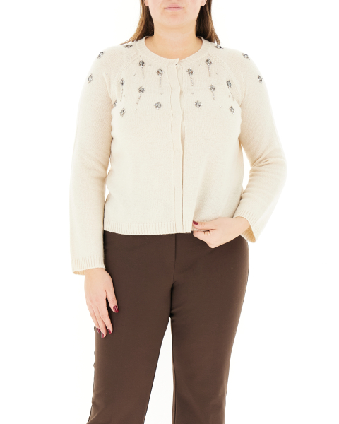 Cardigan misto lana