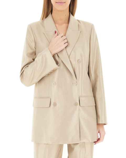 Blazer effetto lucido