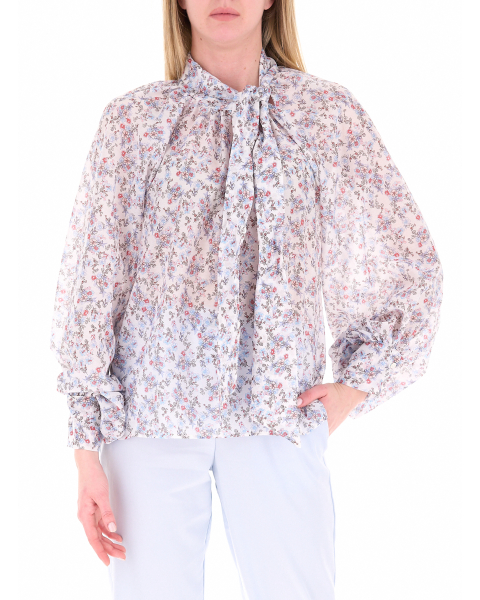 Blusa misto lino