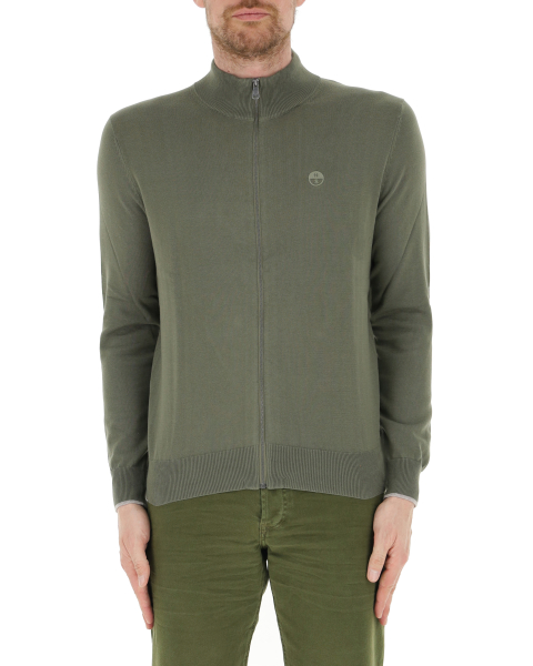 Cardigan con zip