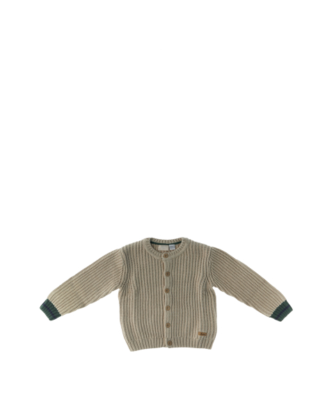Cardigan girocollo