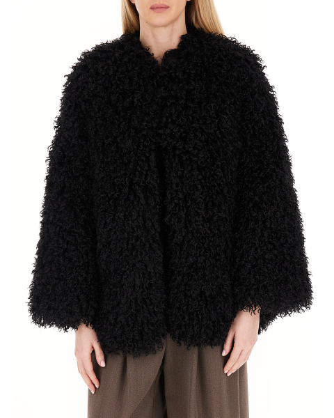 Giacca in ecopelliccia