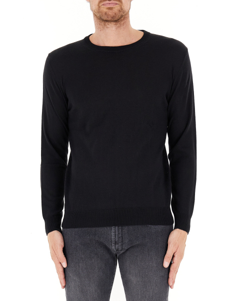 Maglione girocollo lana merino