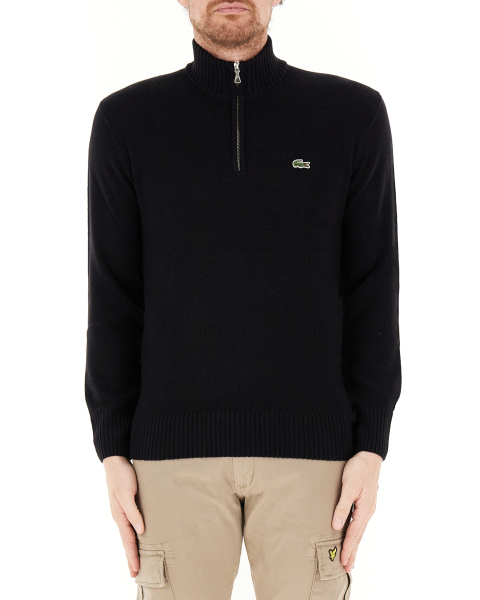 Maglione mezza zip