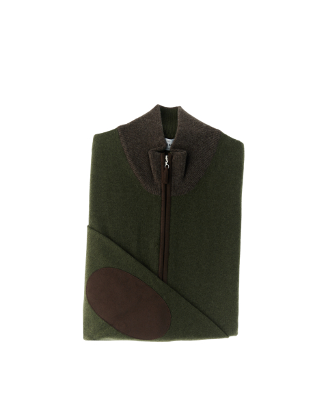 Cardigan con zip