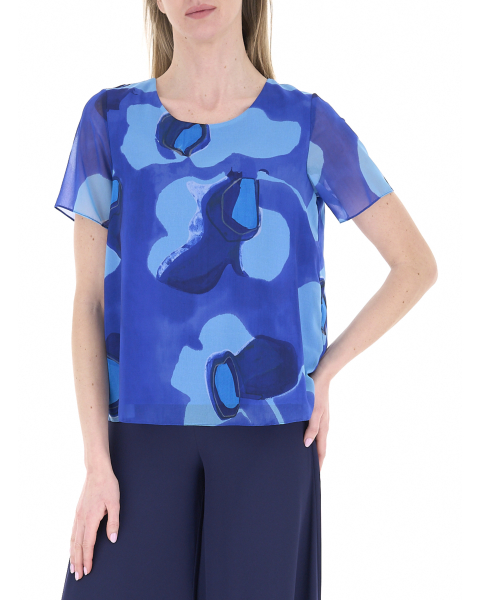 Blusa maniche corte