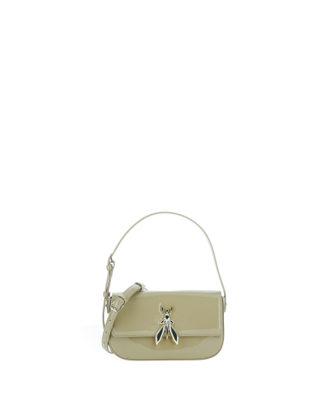 Borsa pelle verniciata