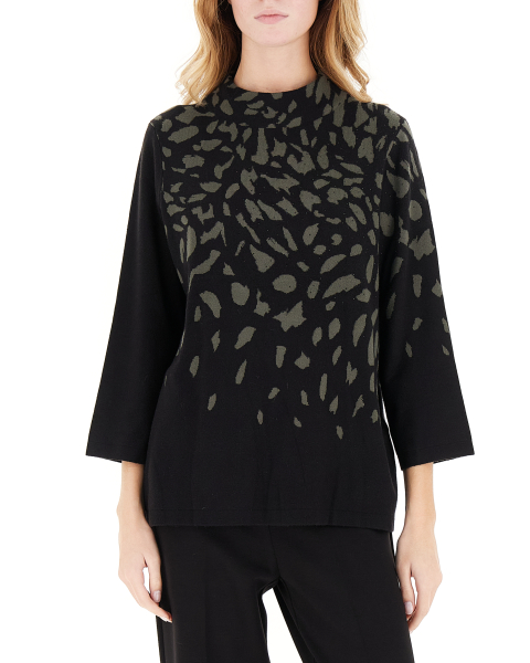 Maglione misto viscosa
