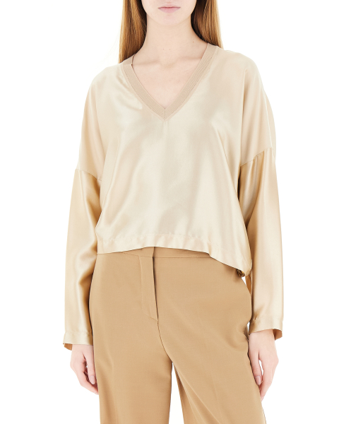 Blusa scollo V