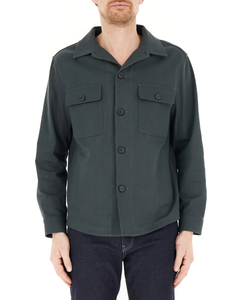 Giacca overshirt cotone