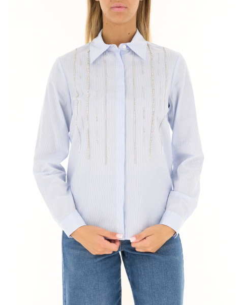 Camicia con strass