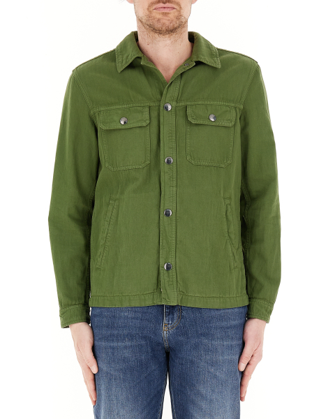 Overshirt in cotone