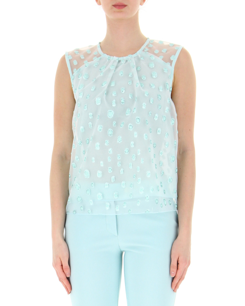 Top in organza