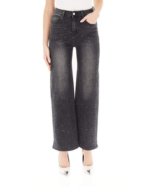 Jeans con strass