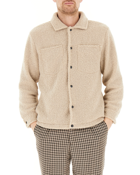 Giacca effetto peluche