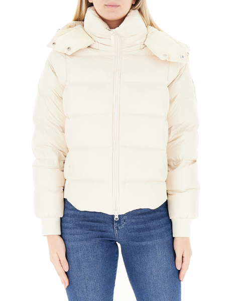 Piumino con cappuccio