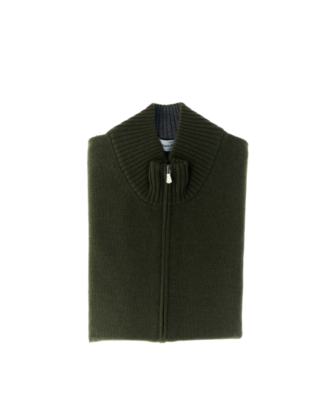 Cardigan con zip