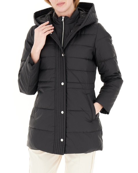 Piumino con cappuccio