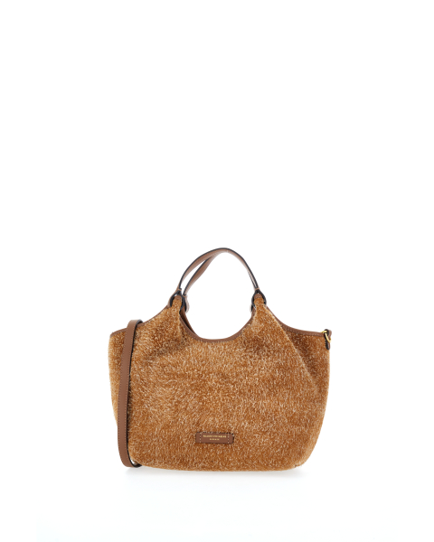 Borsa pelle scamosciata